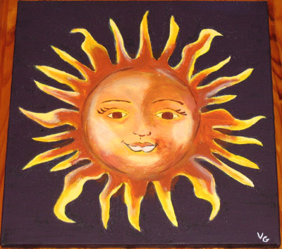 soleil acrylique